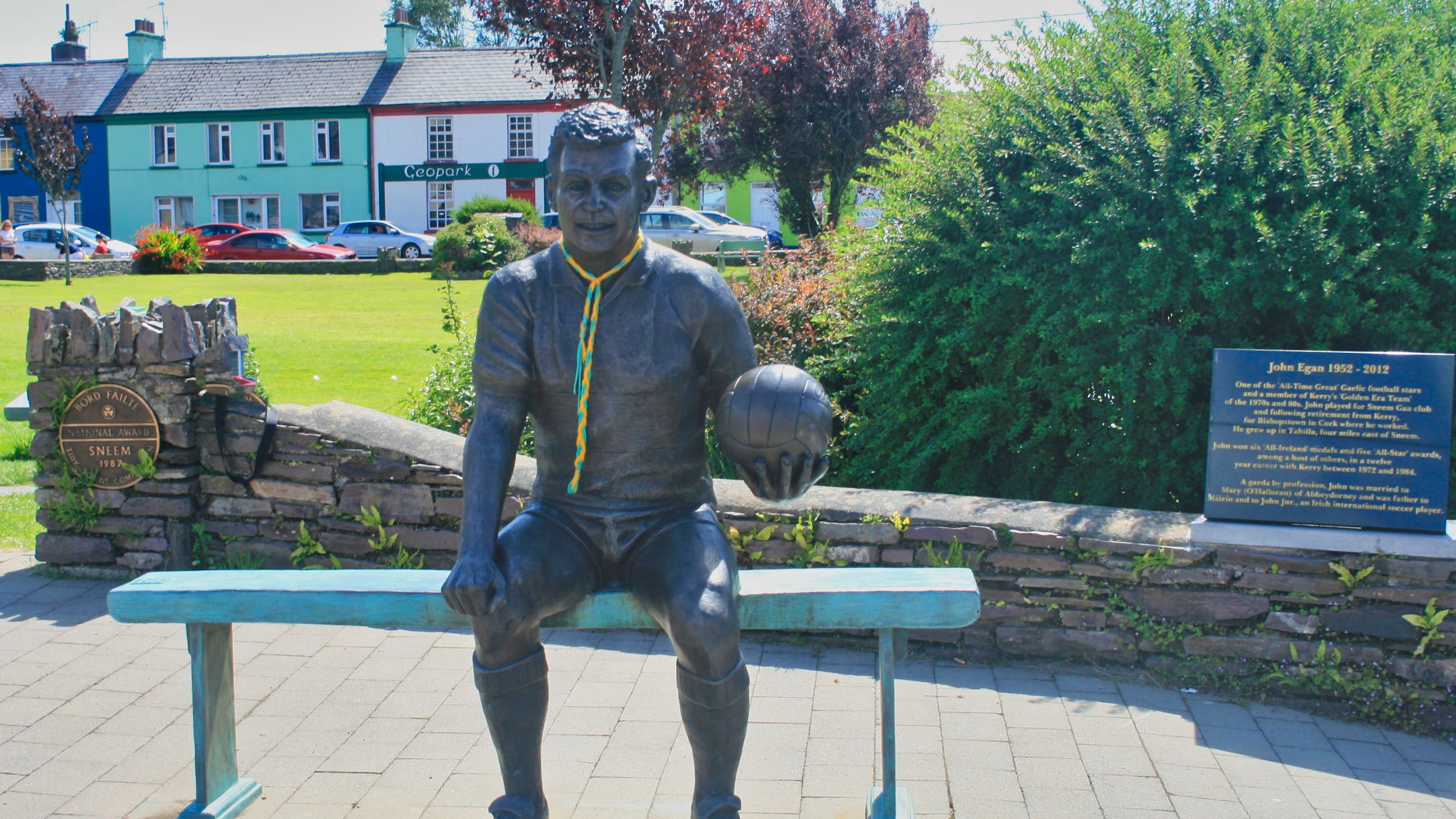Explore Waterville, a picturesque village famous for its scenic views and Charlie Chaplin statue