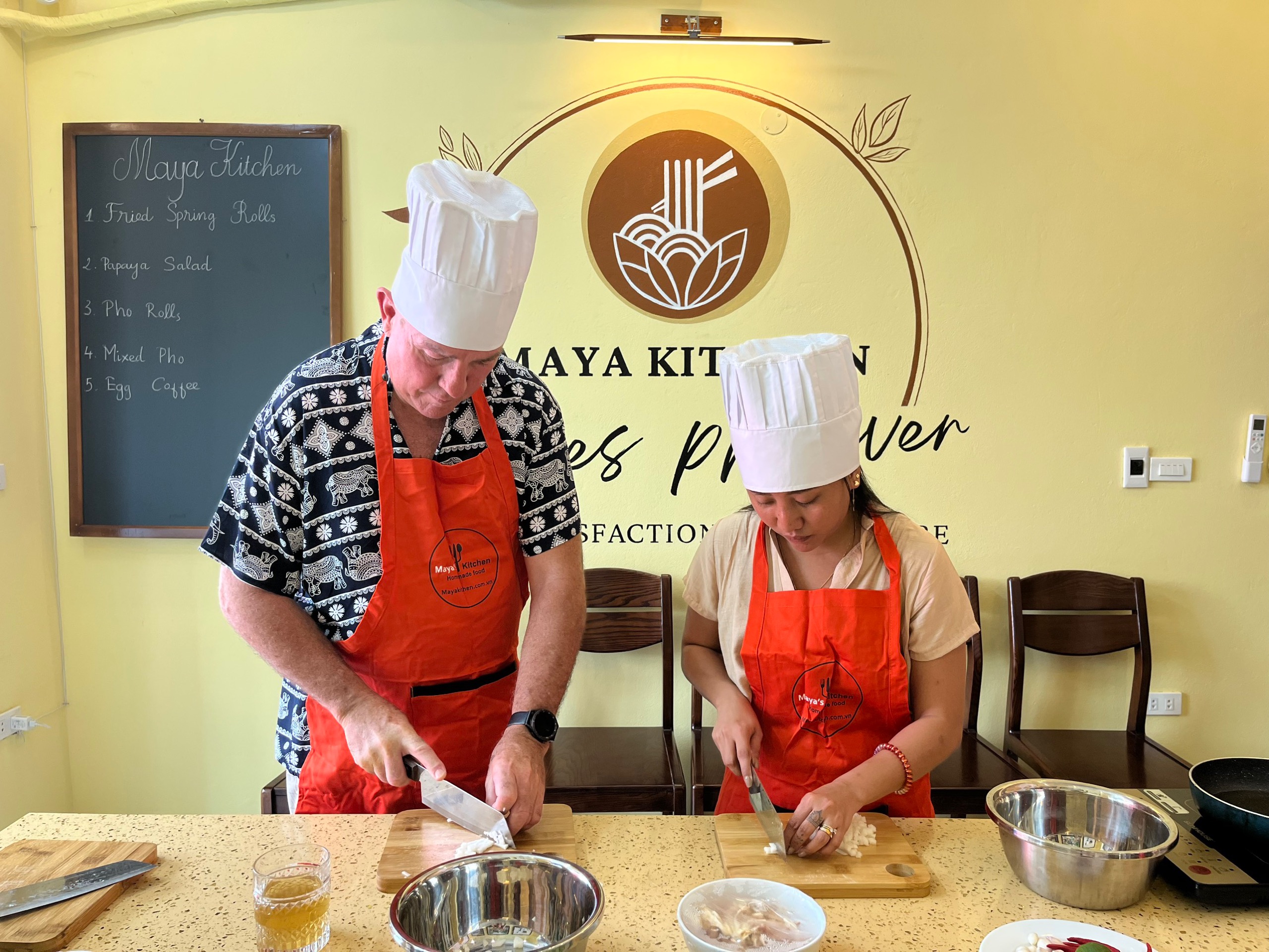 河內Maya廚房傳統烹飪課程 & 市場遊覽