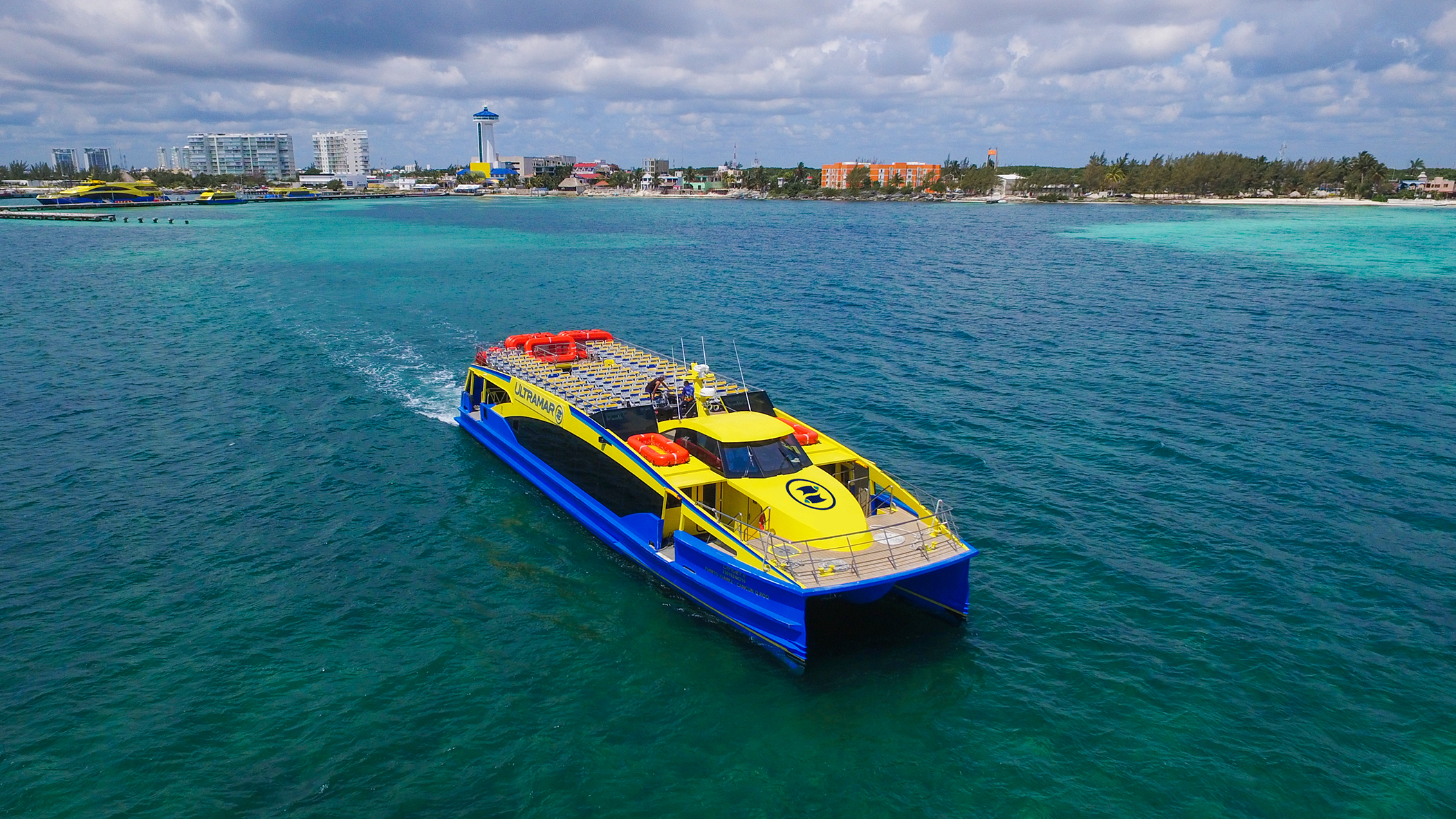 Round trip Ferry to Isla Mujeres from Cancun