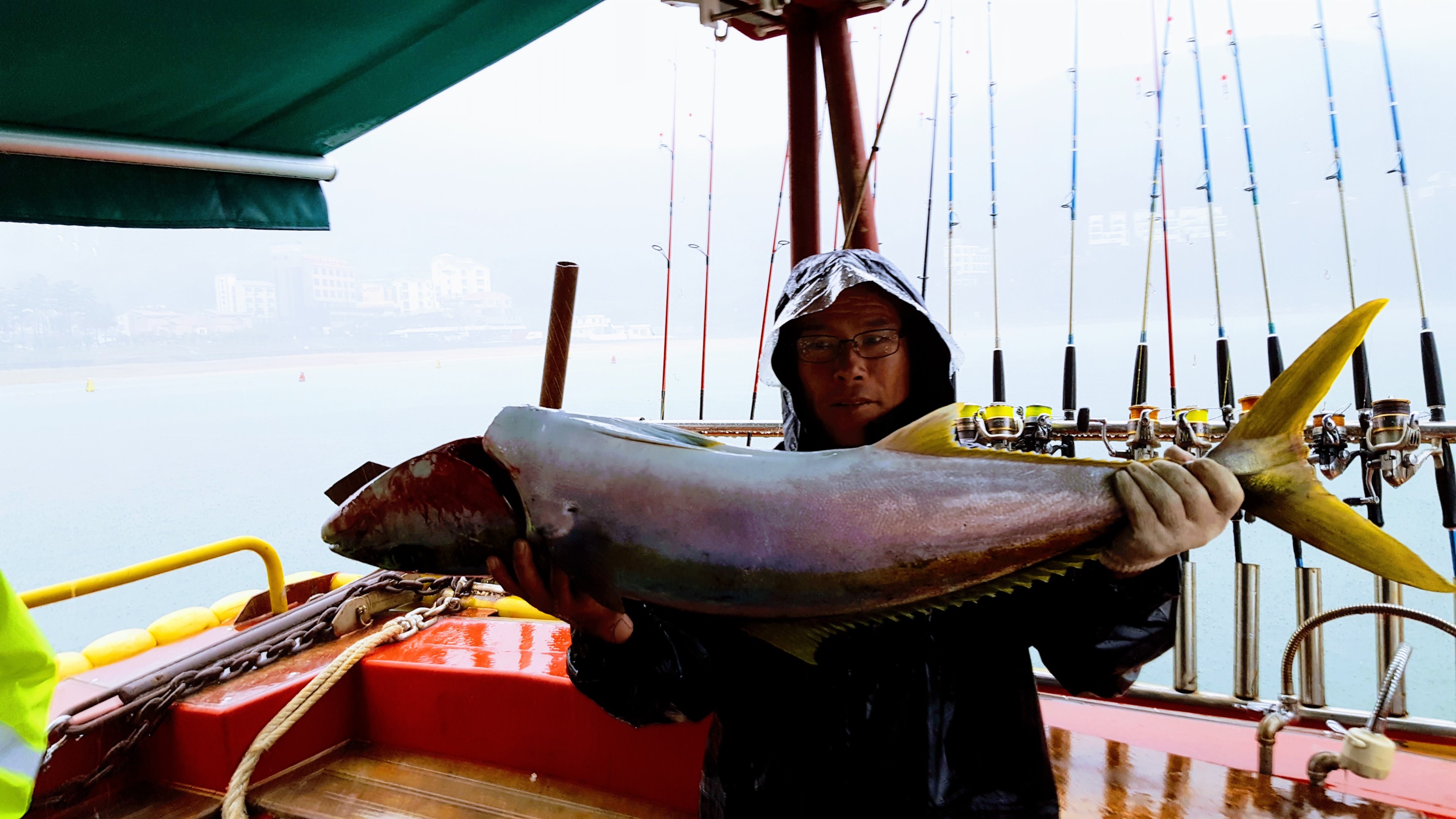 魚釣り体験（巨済島）