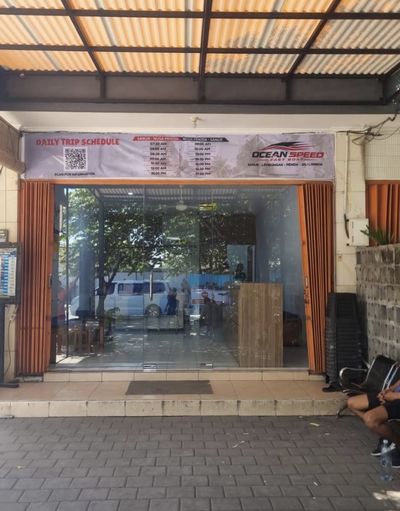 Oceanspeed redemption counter in Sanur