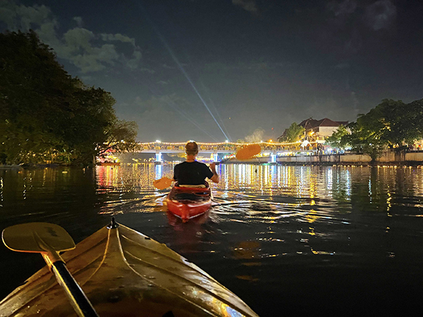 清邁夜間皮划艇體驗