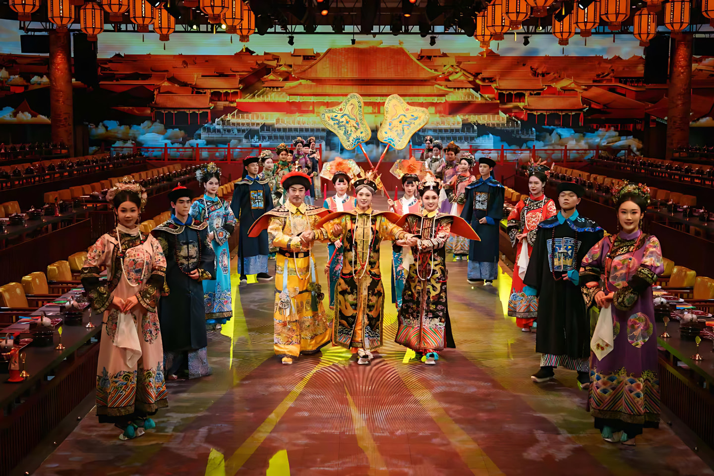 北京御仙都皇家菜博物館體驗（皇帝豪華享受+中國古代民族舞蹈表演+宮廷盛宴+可選古裝體驗+參觀博物館）