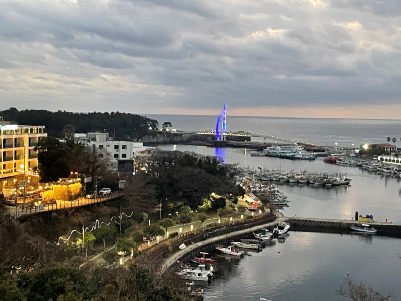 濟州西歸浦市漫步夕陽遊