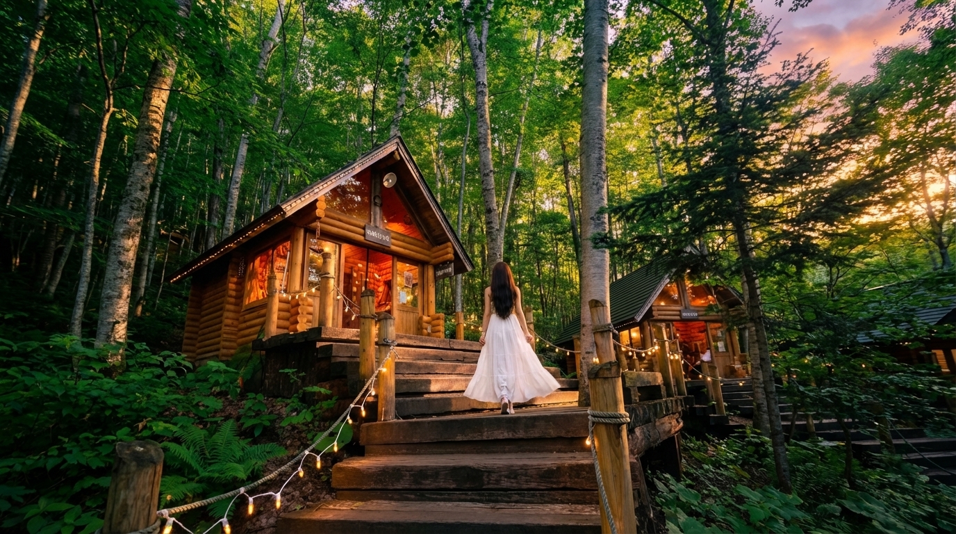 森林精靈露臺：闖入童話世界的魔法入口！