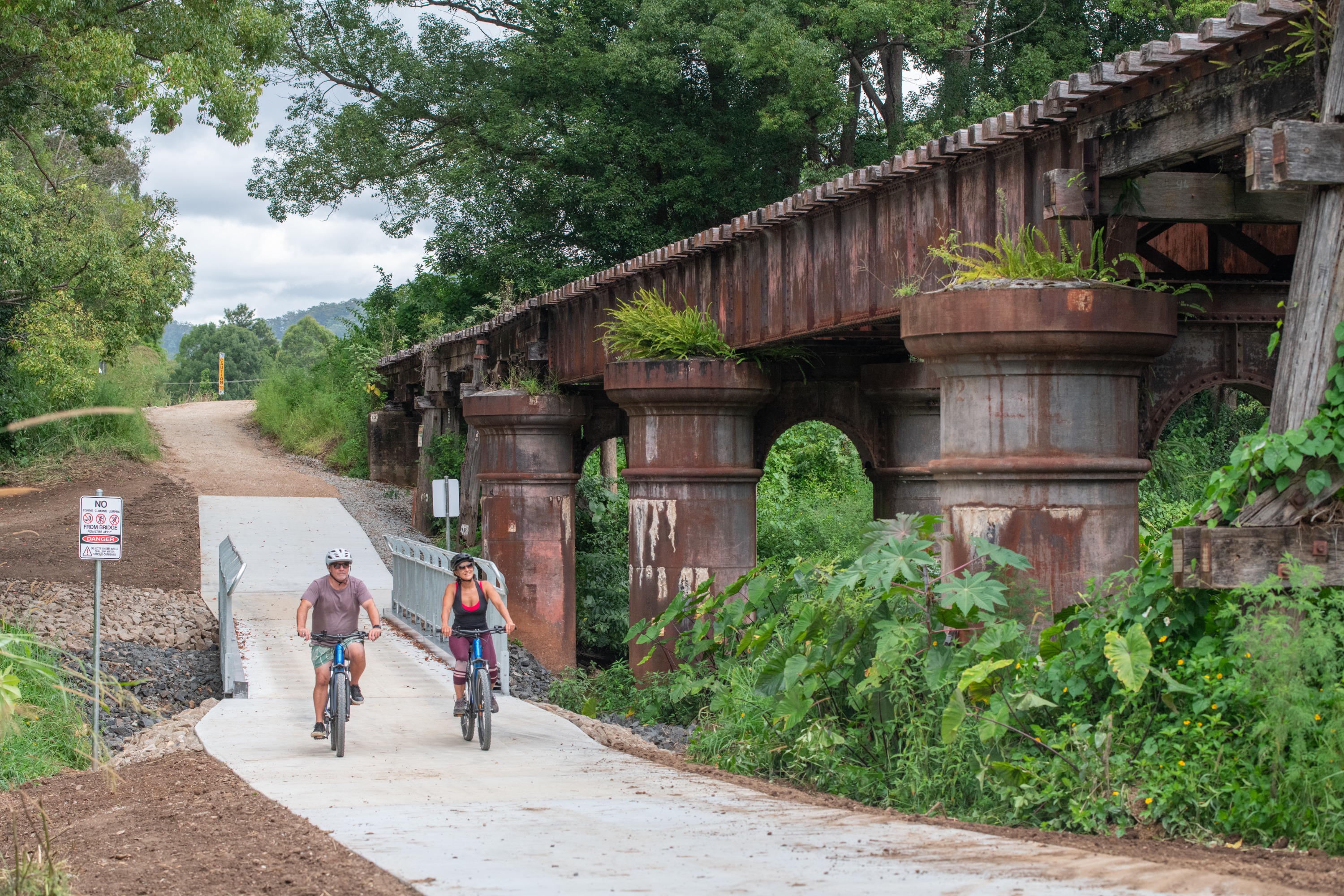 E-bike Hire and Transfers Nothern Rivers Rail Trail