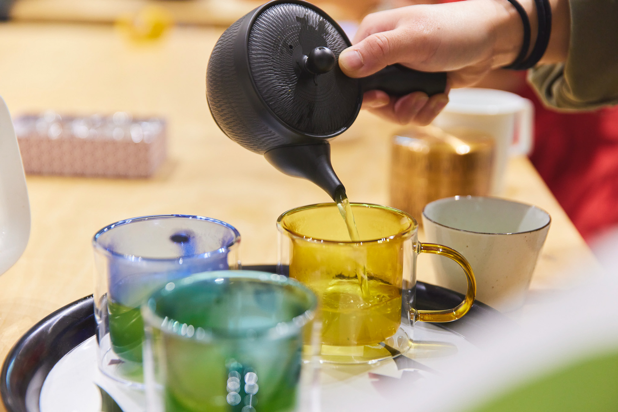 您也可以一邊欣賞插花，一邊品嚐日本茶，回顧體驗過程。（僅限希望參加者）