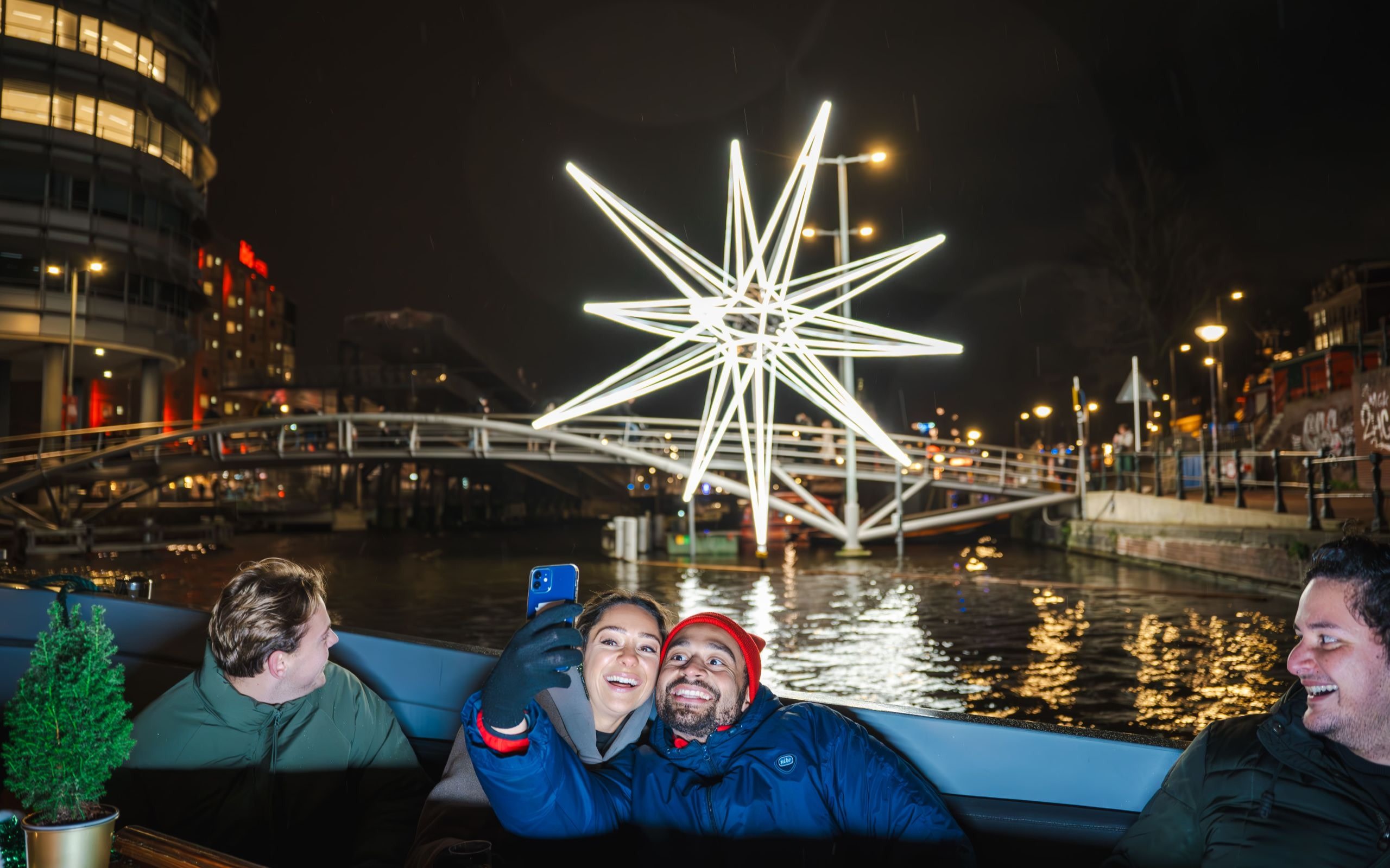 Amsterdam Light Festival open boat cruise