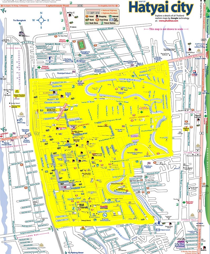 Free pick up/drop off service area