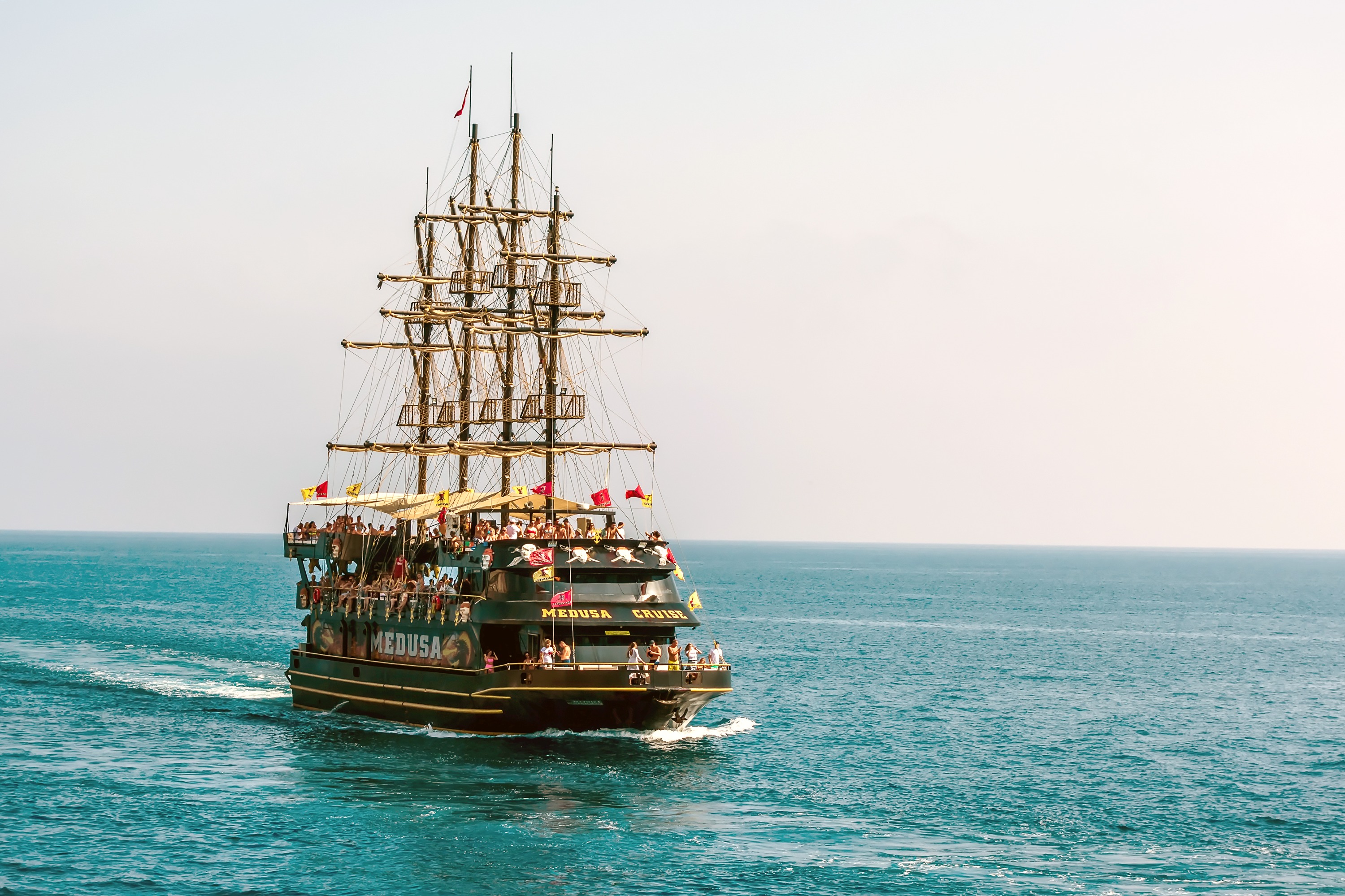 Pirate Boat Tour on the Beautiful Bays of Kemer