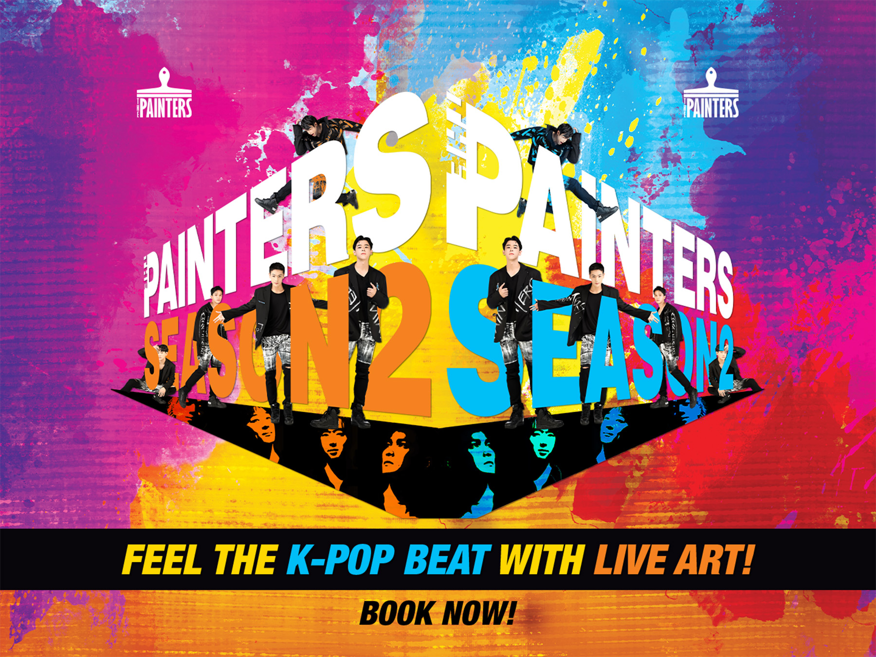 THE PAINTERS Live Art K-pop Dance Show in Seoul