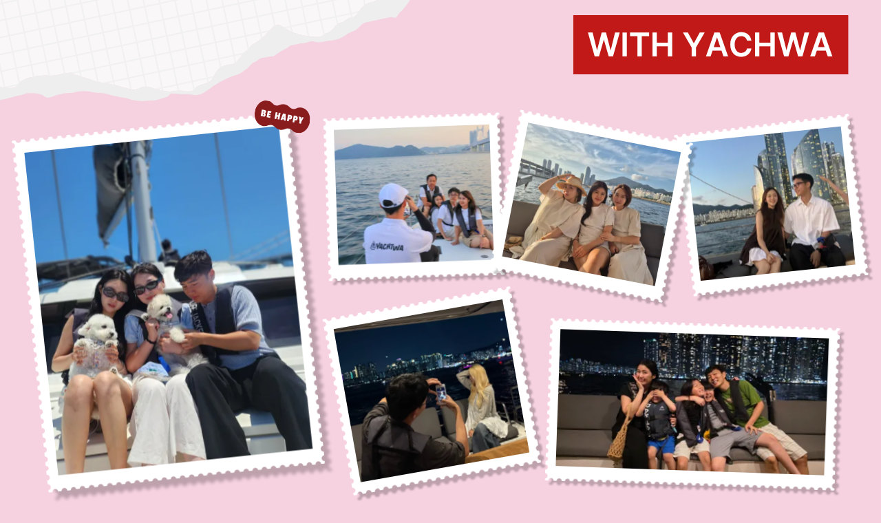 搭乘豪華遊艇，留下難忘回憶！無論白天或夜晚，釜山夢幻的城市背景都能成為您的專屬攝影棚，輕鬆拍出人生美照。情侶約會、家庭出遊、好友旅行都非常適合，保證讓您盡興而歸。


