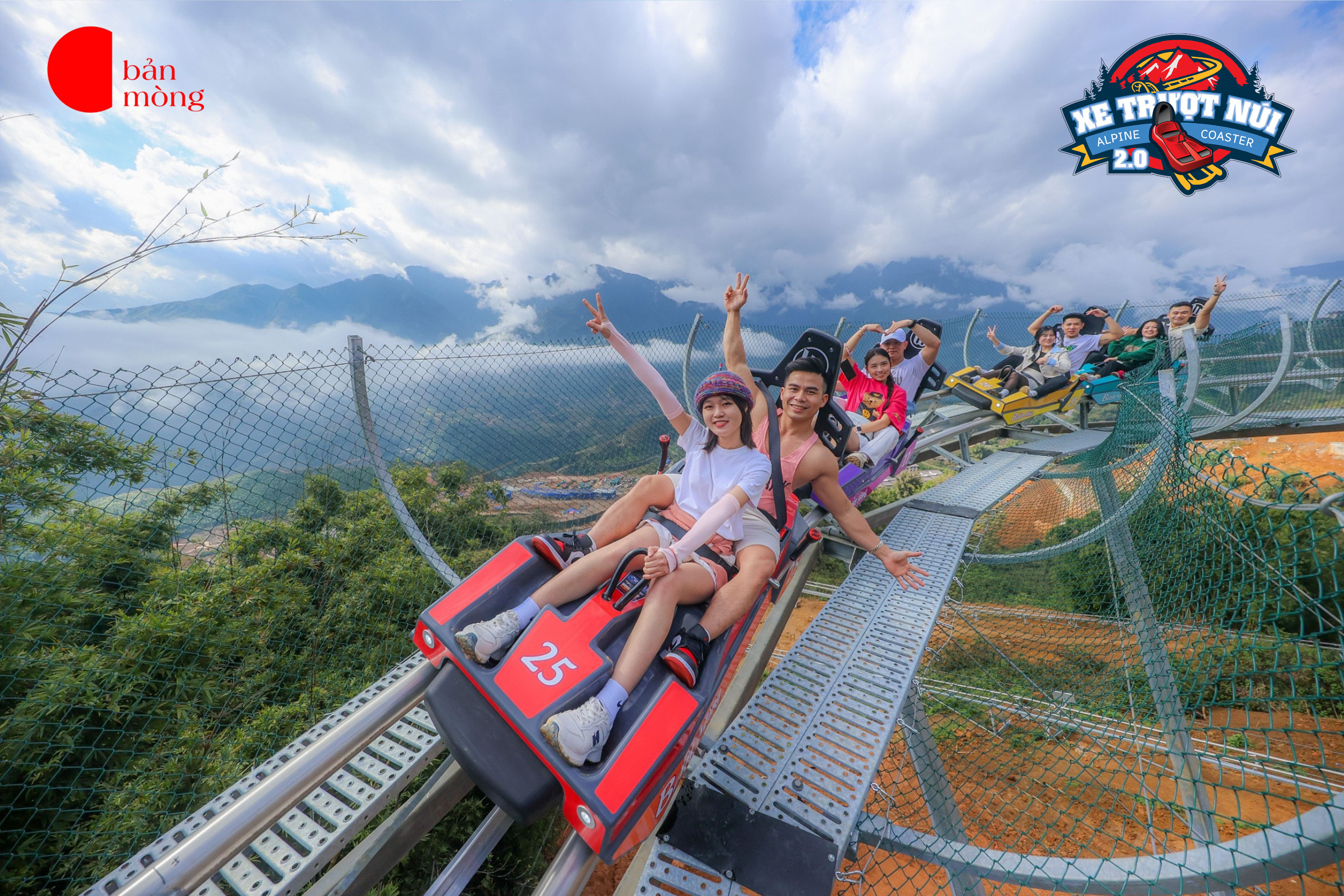沙壩 Mong 村莊高山雲霄飛車體驗
