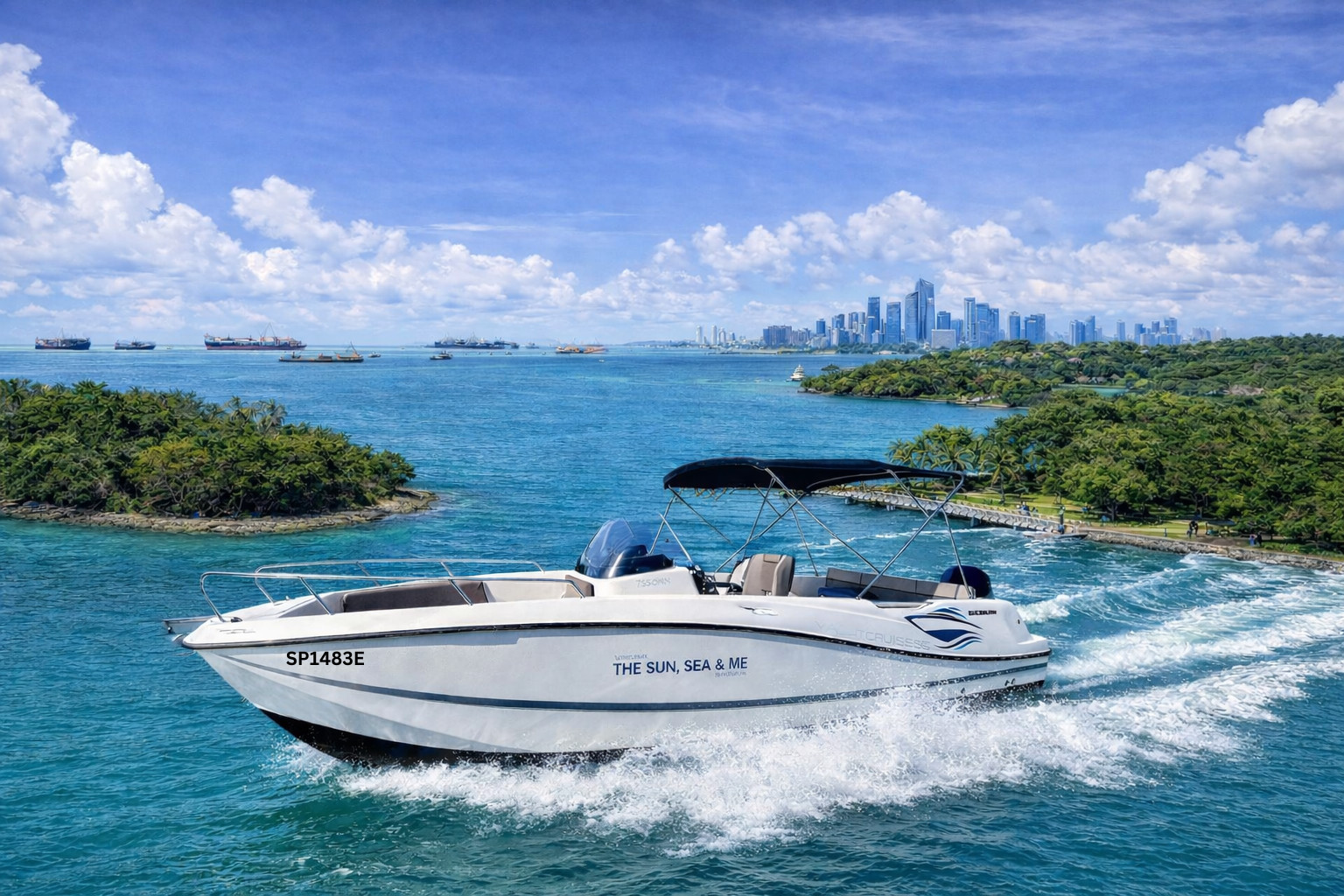 Speedboat Maritime Guided Tour with Lazarus Walk by YachtCruiseSG