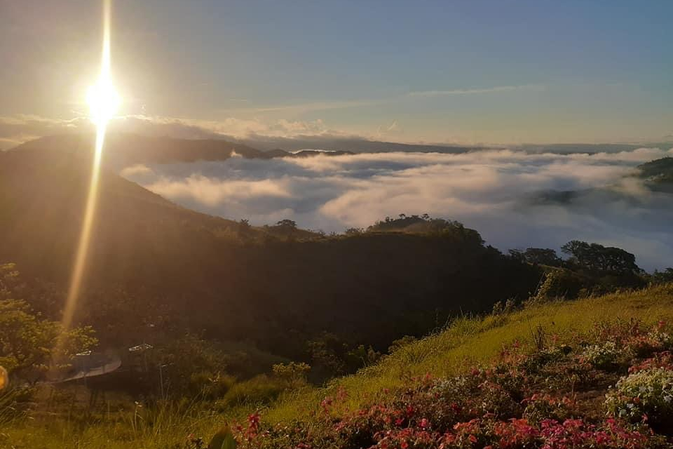 sea of clouds view