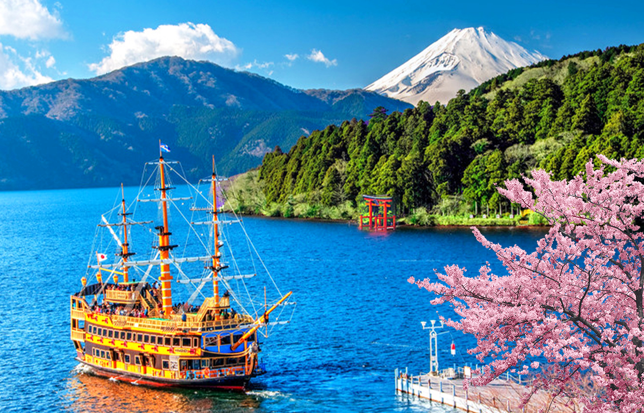 【花火限定】熱海花火大會・陽光沙灘・箱根龍宮殿溫泉or箱根神社水上鳥居一日遊｜東京出發