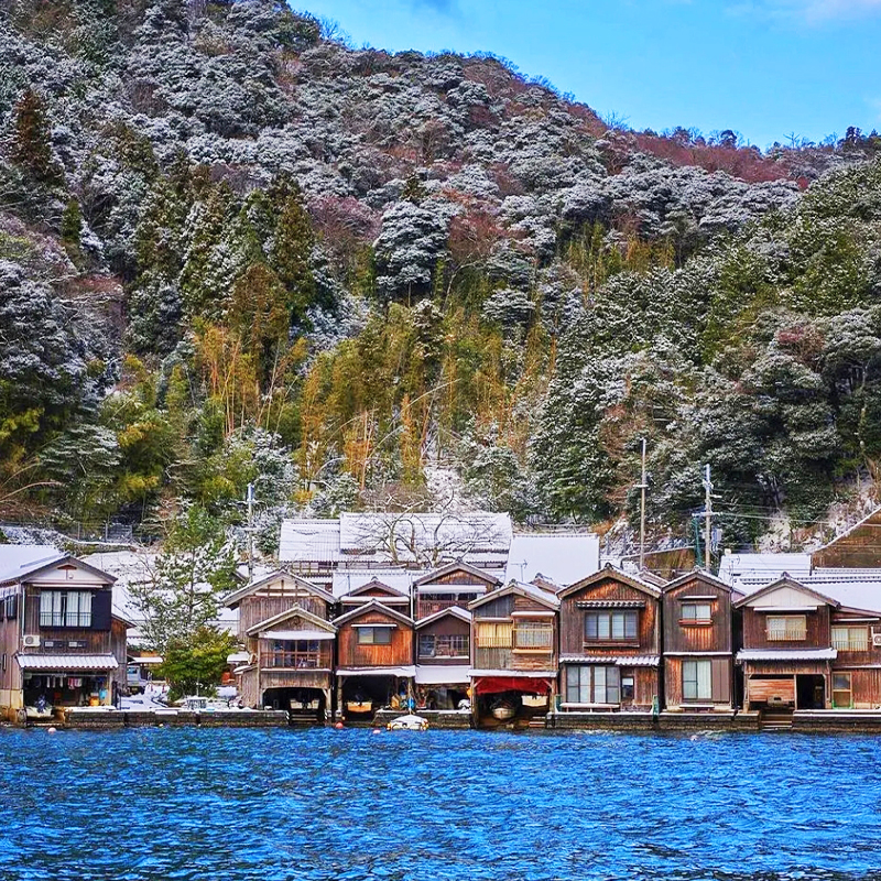 Kyoto by the Sea & Amanohashidate Observation Deck & Chion-ji Temple & Monju-do Hall & Ine Funaya