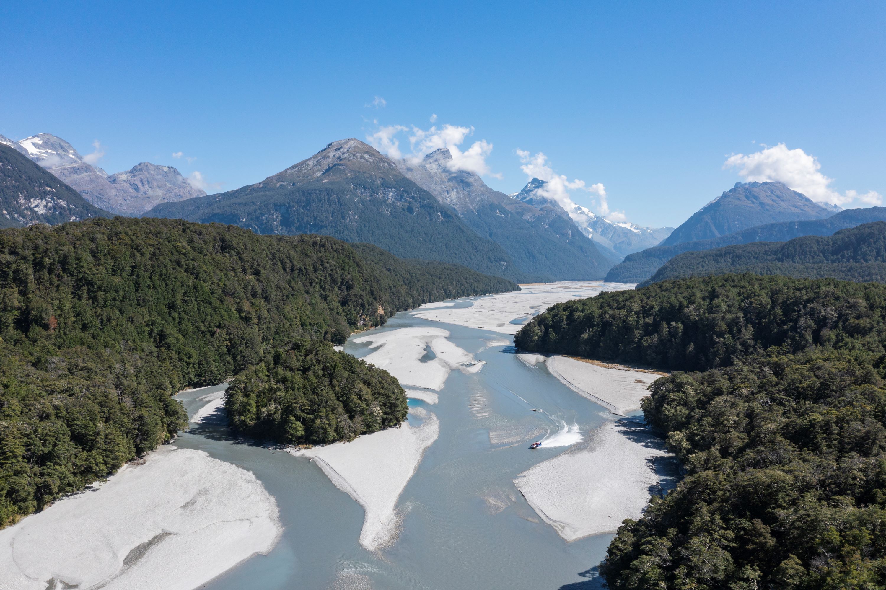 紐西蘭達特河（Dart River）噴射快艇體驗 & 荒野冒險之旅