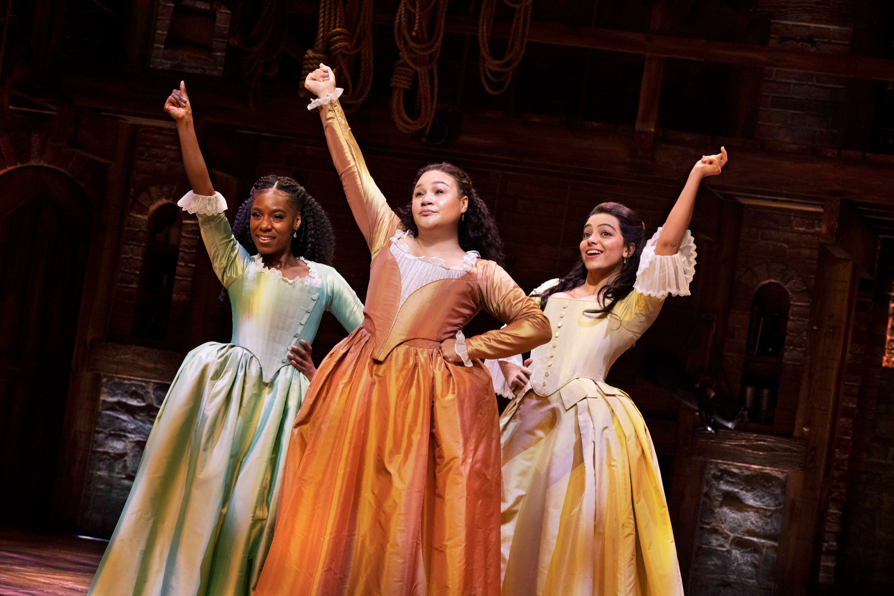 girls from Hamilton show London