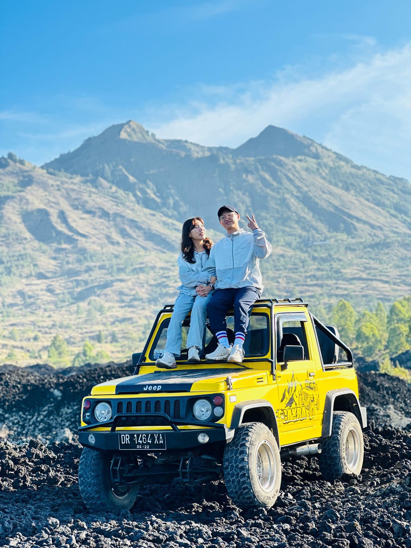 mount batur caldera sunrise