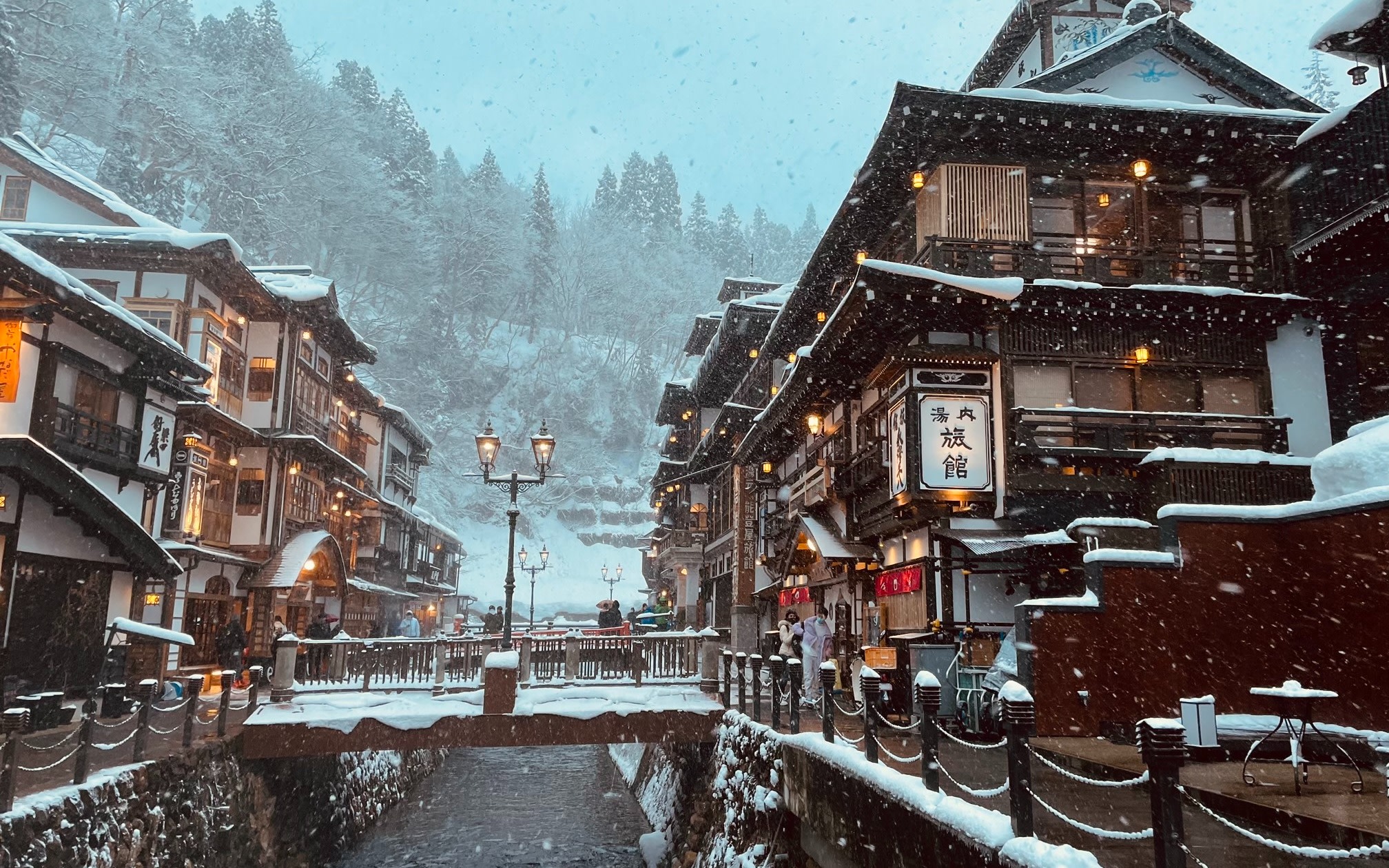 Ginzan Onsen + Yamagata Winery + Zao Ropeway + Mogami River Snow Viewing Boat 2-Day Tour (Hot spring hotel with 2 meals)