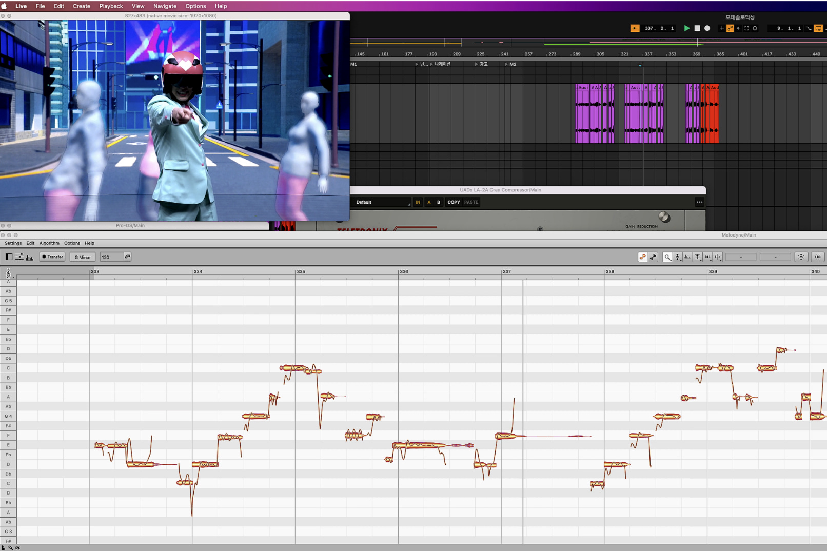 The process of Pitch modification.