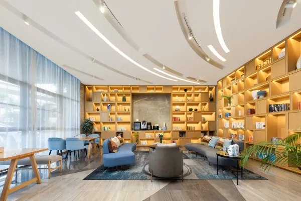 Hotel public area environment display map