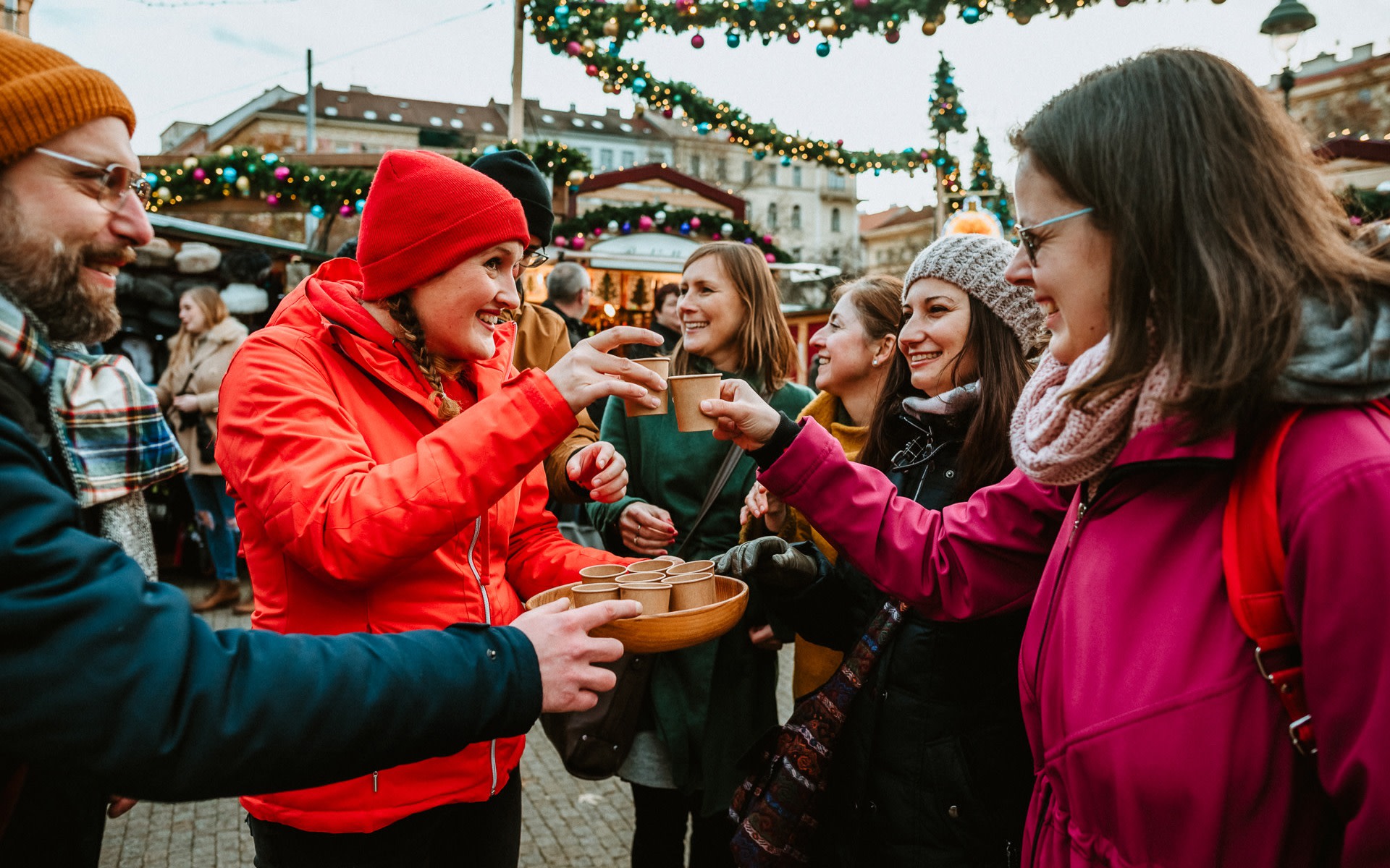 Small Group: Prague’s Christmas Market Tour w/ Traditional Goodies