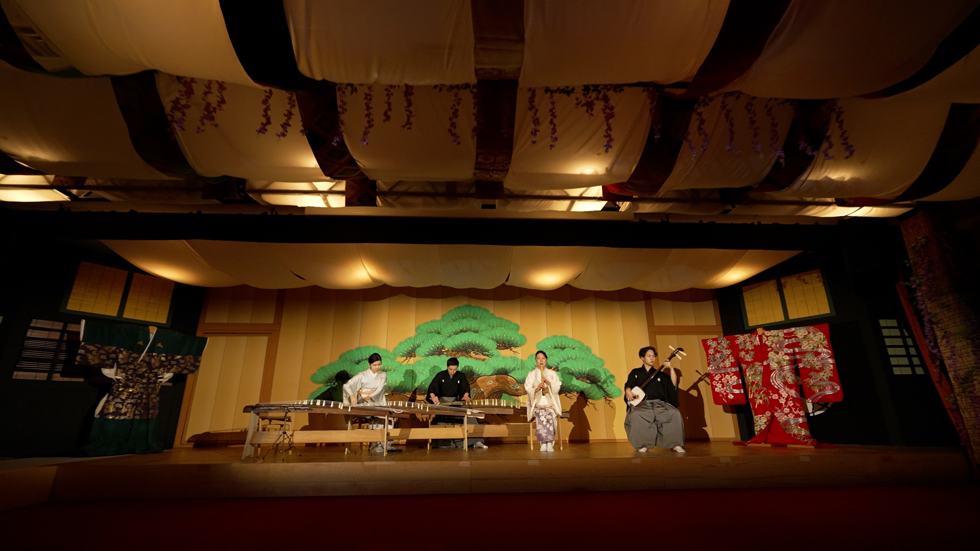 Japanese traditional music show & Kabuki Costume Photo