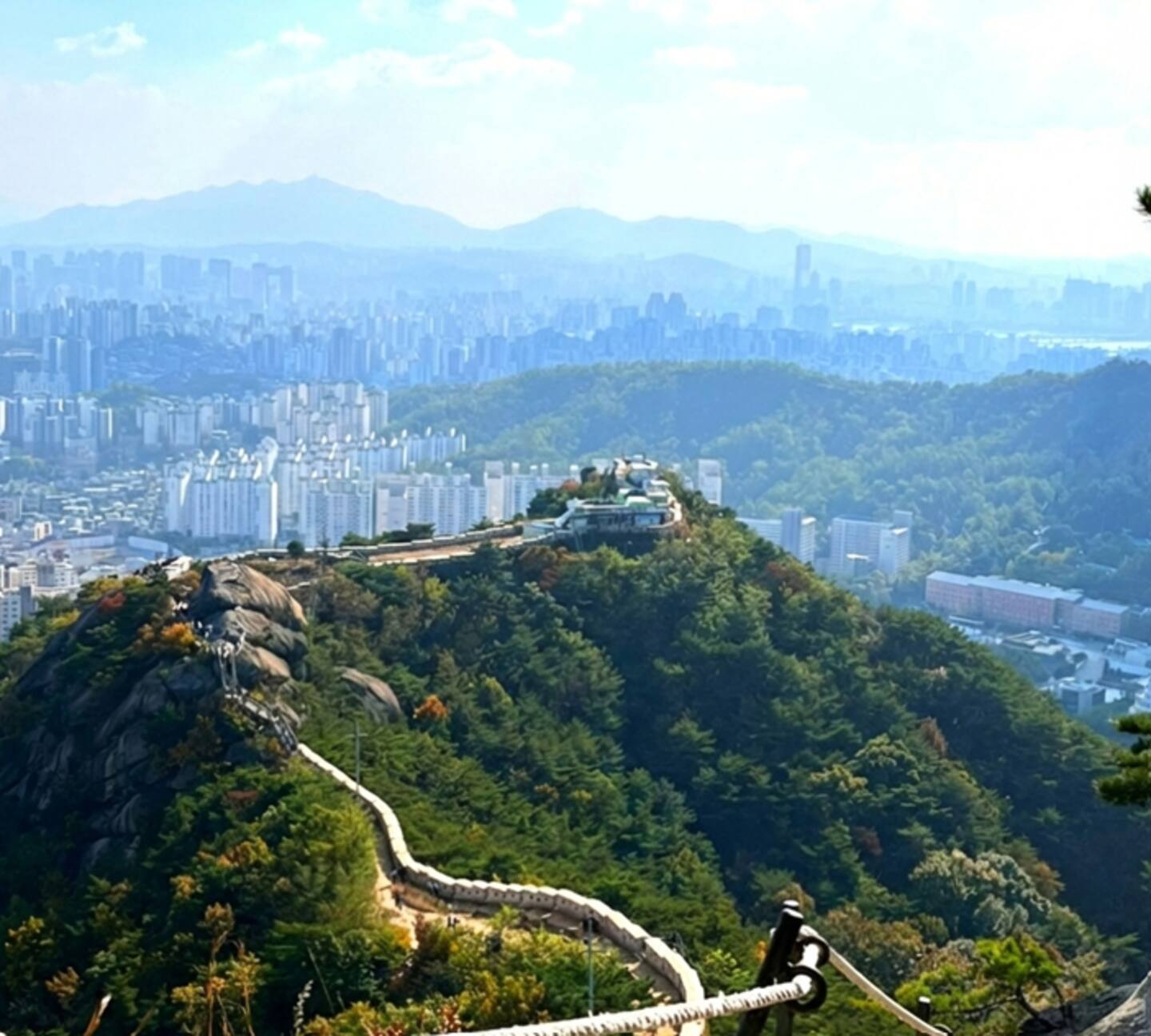 仁王山,飽覽首爾市全景 仁王山,飽覽首爾市全景