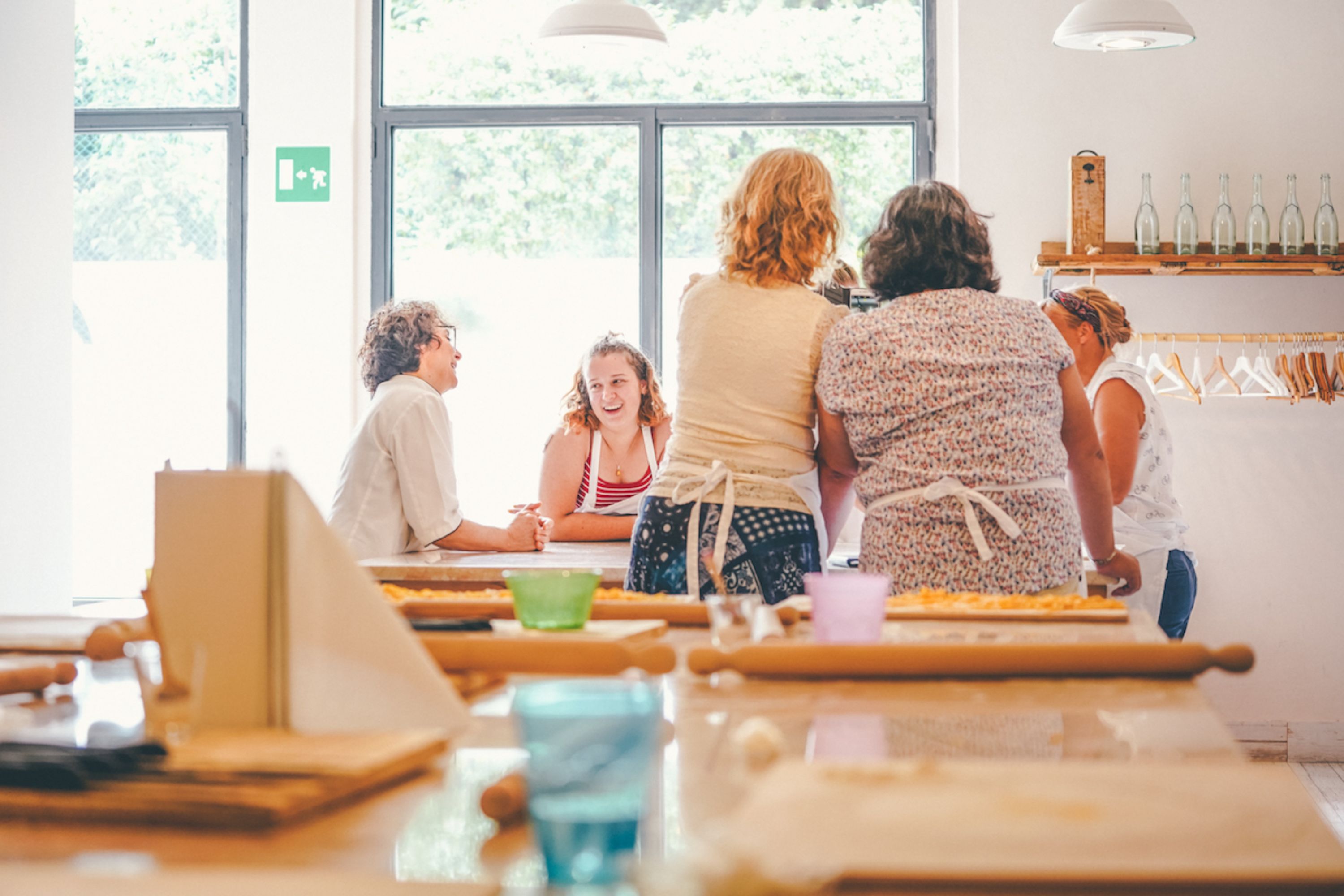 Gathering with people and a chef—absorbing tips and enjoying the experience