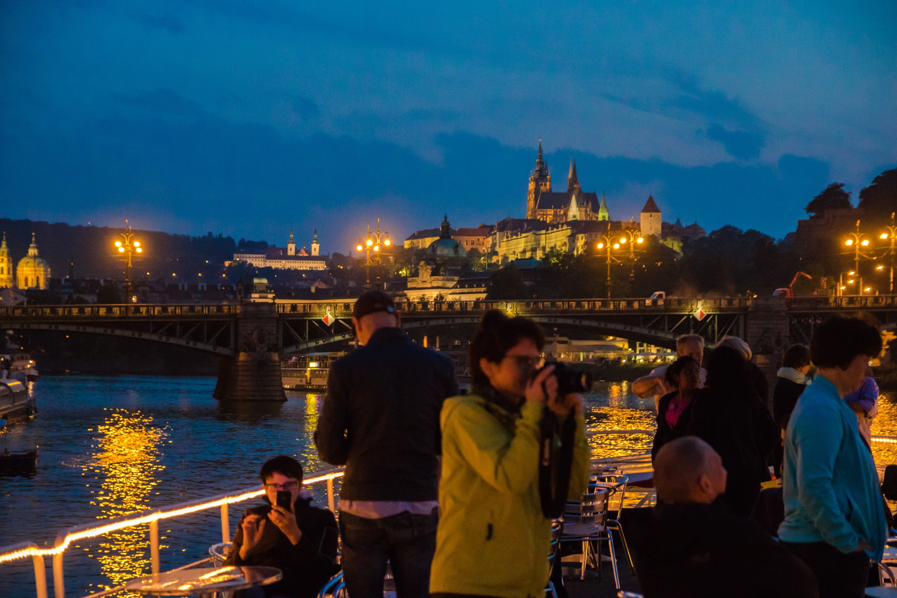 Evening Cruise Tour with Buffet Dinner in Prague