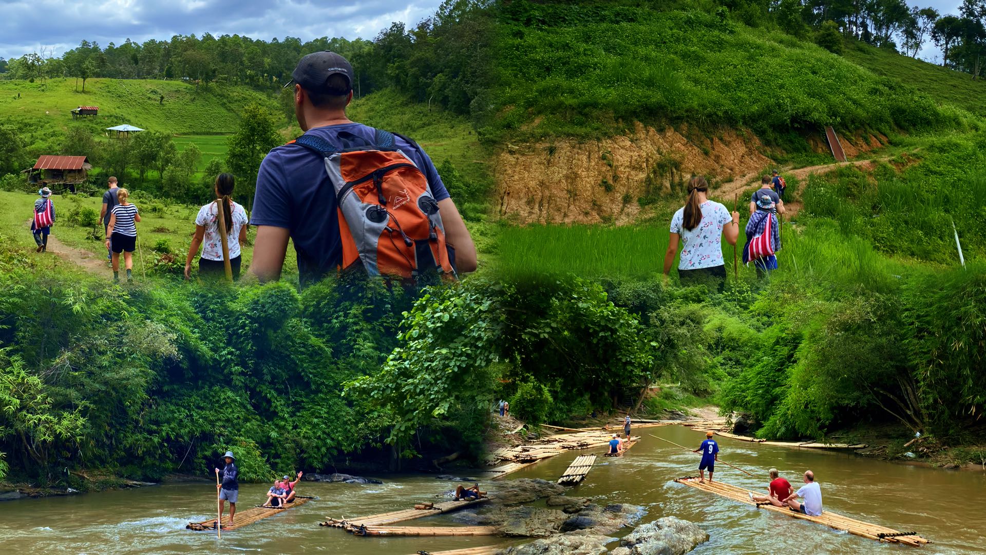 清邁：湄旺徒步旅行和竹筏漂流私人遊