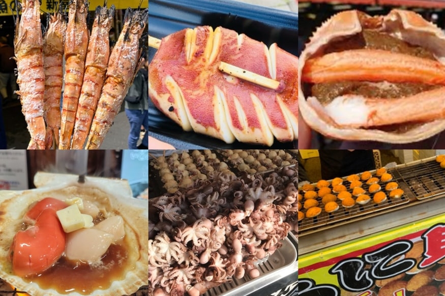 Nakaminato Seafood Market: Freshly caught seafood, full of freshness, and all the popular local delicacies