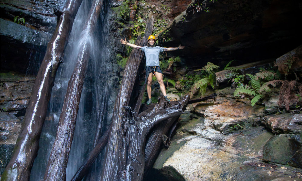 Blue Mountains Juggler Canyon Experience from Katoomba