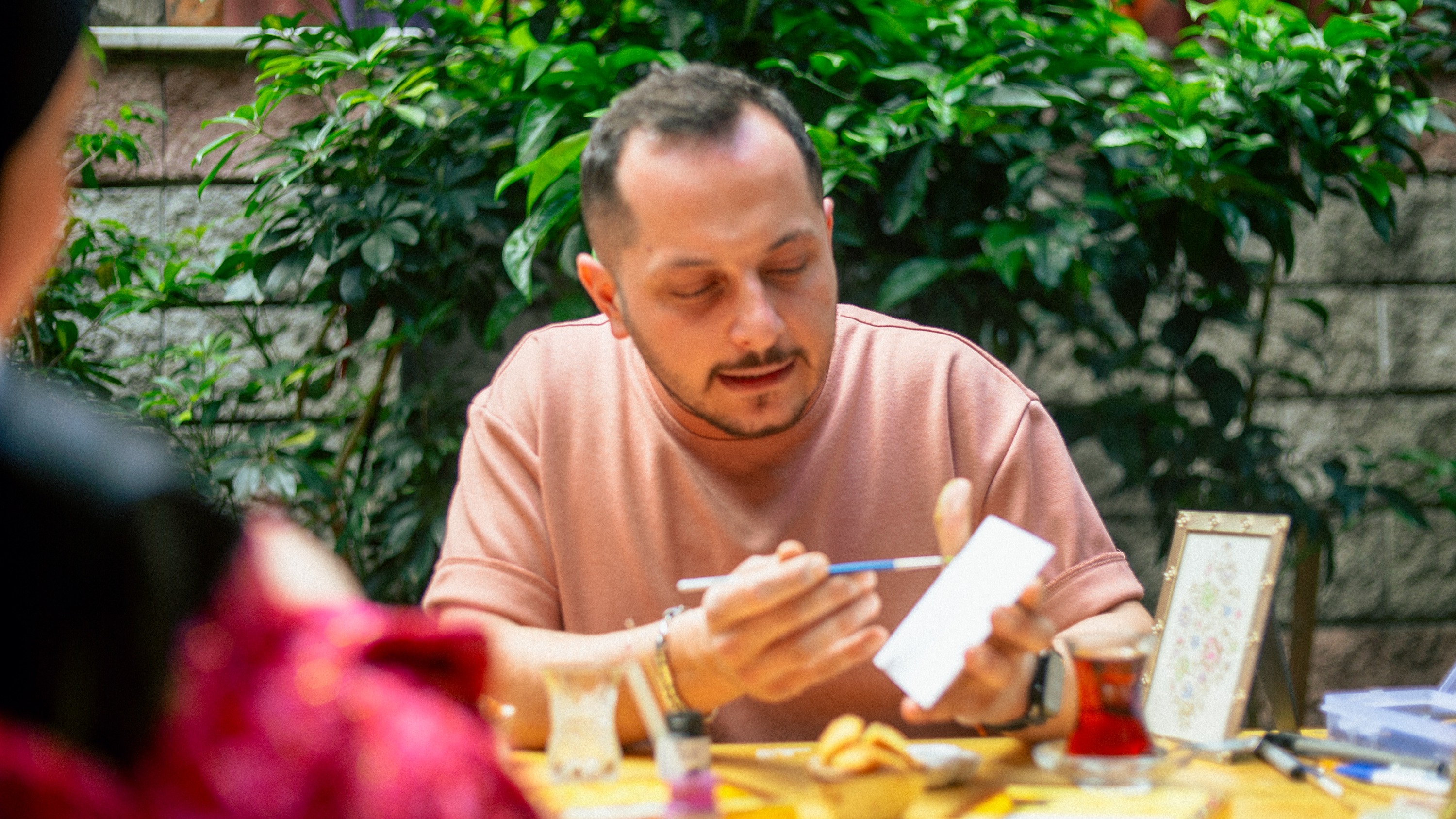 Practice delicate brushwork guided by skilled artisans preserving cultural heritage