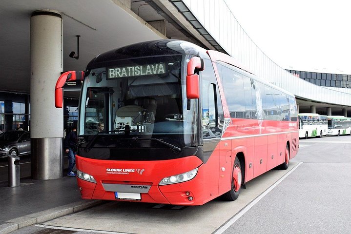 Shared Vienna Airport (VIE) Transfer to Bratislava Central Bus Station 