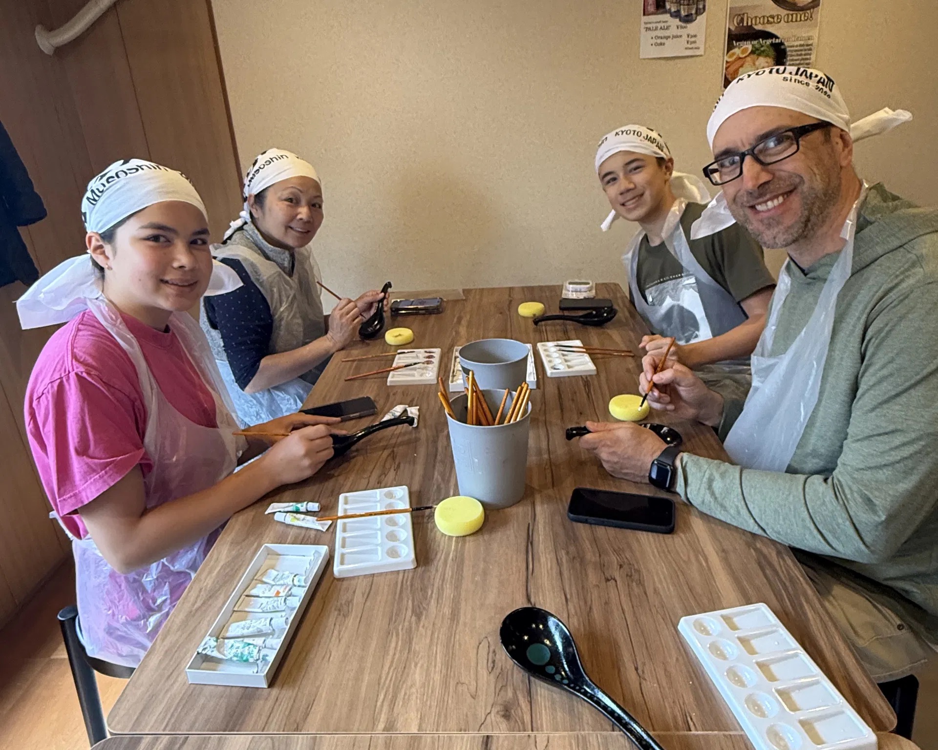 Ramen Bowl Painting & Cooking in Gion, Kyoto