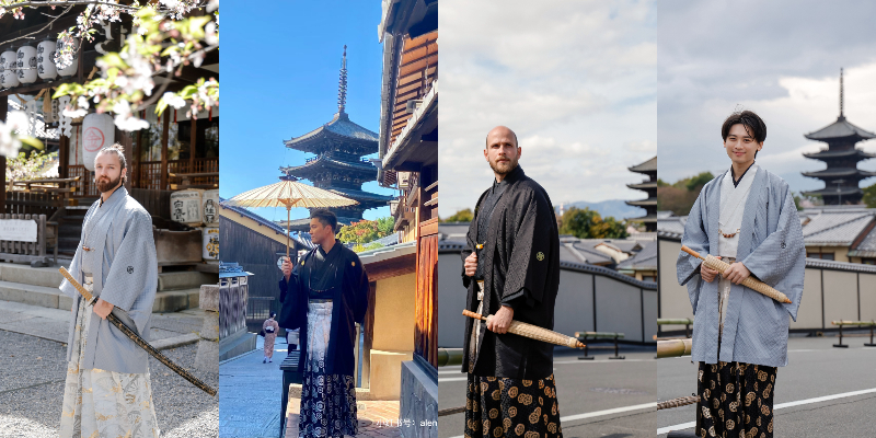 男士紋付絝高級和服，美觀性十足，武士和服超级有人气