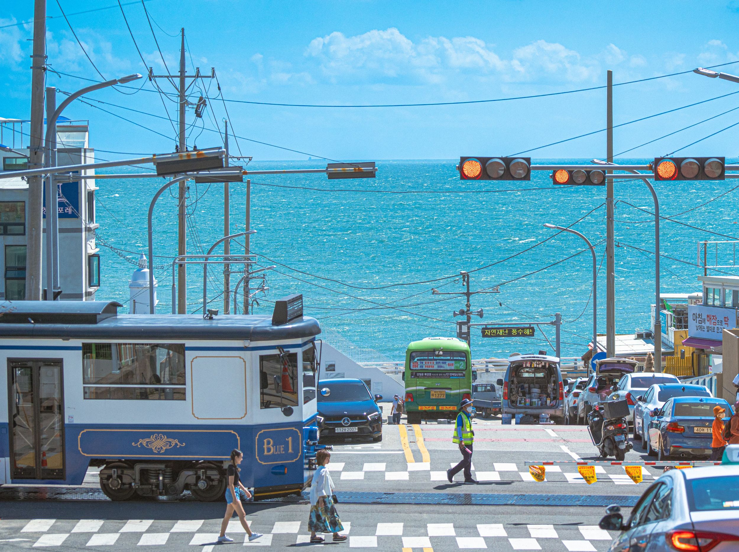 Gamcheon Culture Village, Haeundae Blueline park Day Tour