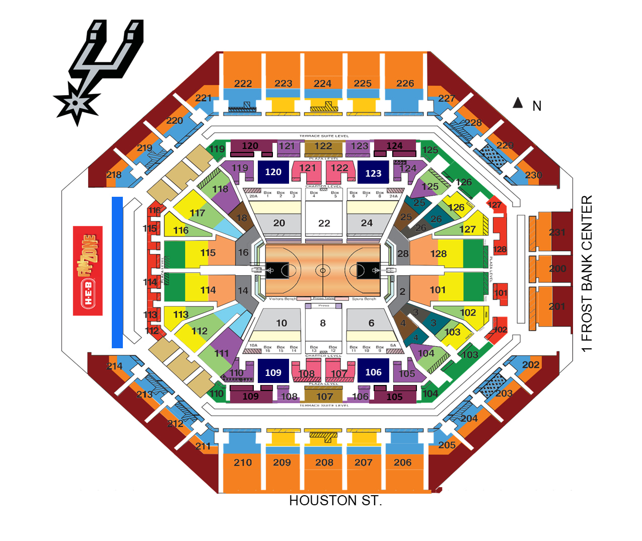Please refer to seating map arrangement