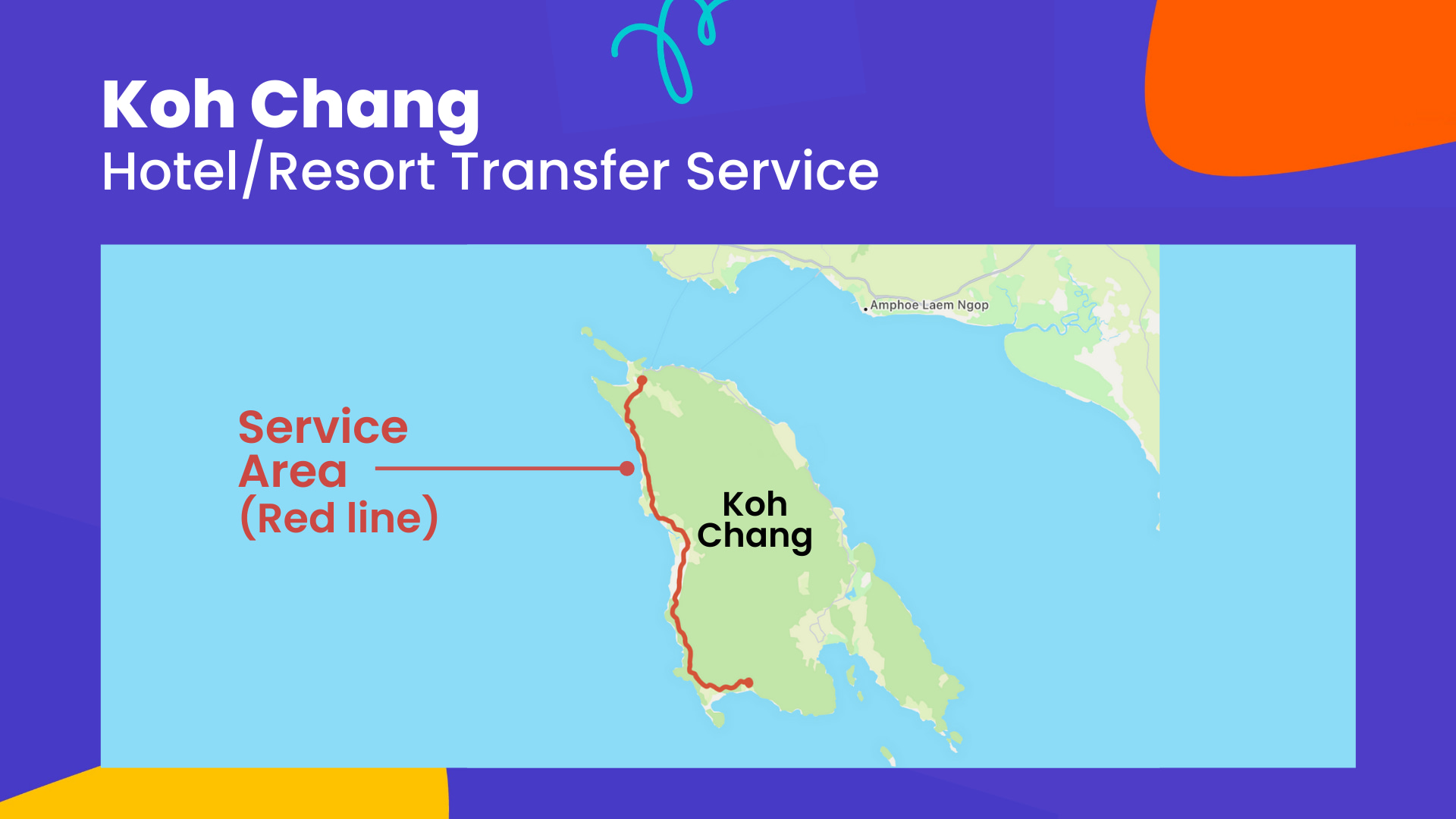 service area, koh chang