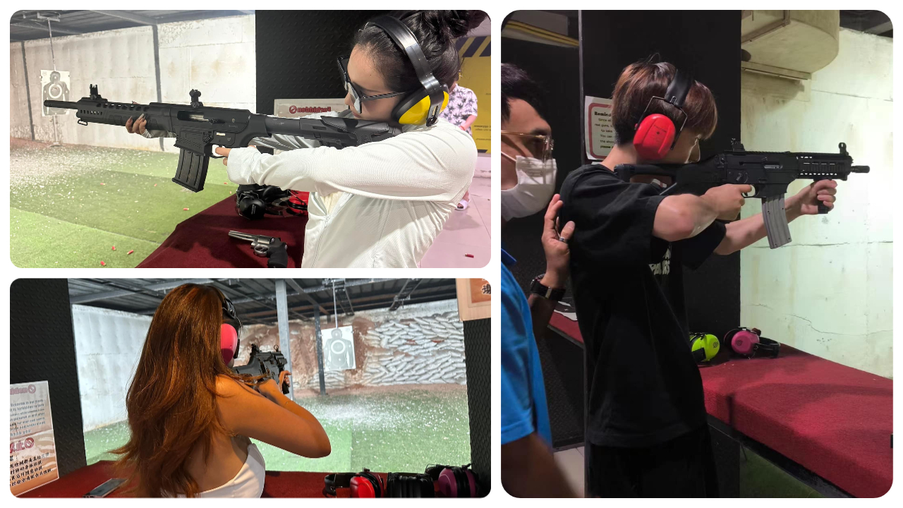 在芭東 Paragon 射擊場,由專業教練指導,精準命中靶心! 在芭東 Paragon 射擊場,由專業教練指導,精準命中靶心!