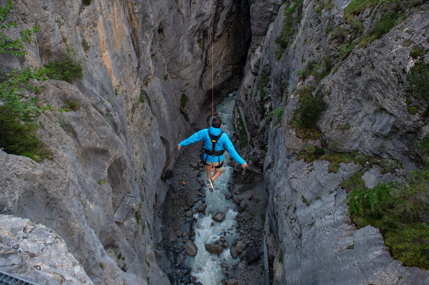 Canyon Swing in Grindelwald