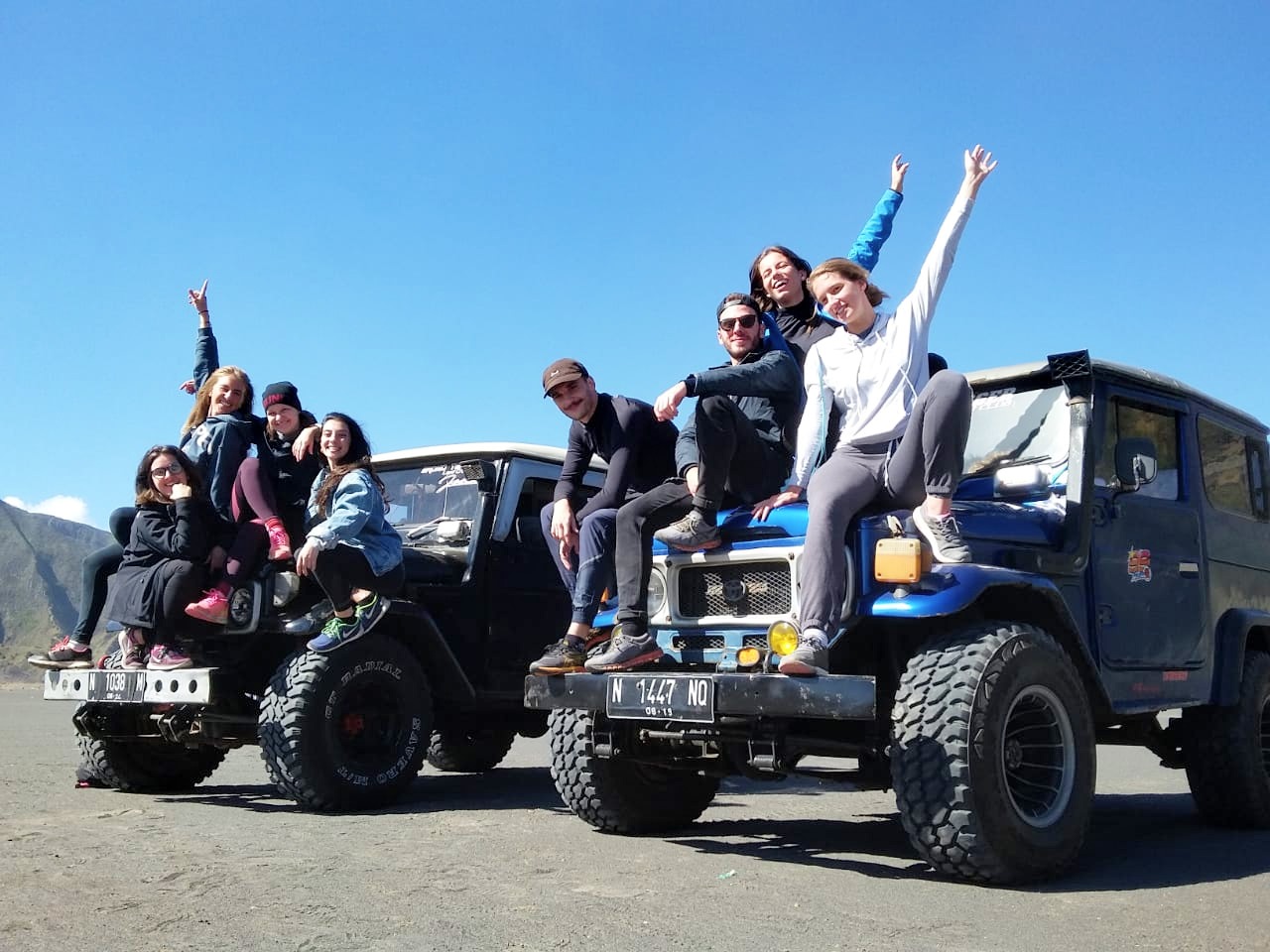 jeep in bromo area