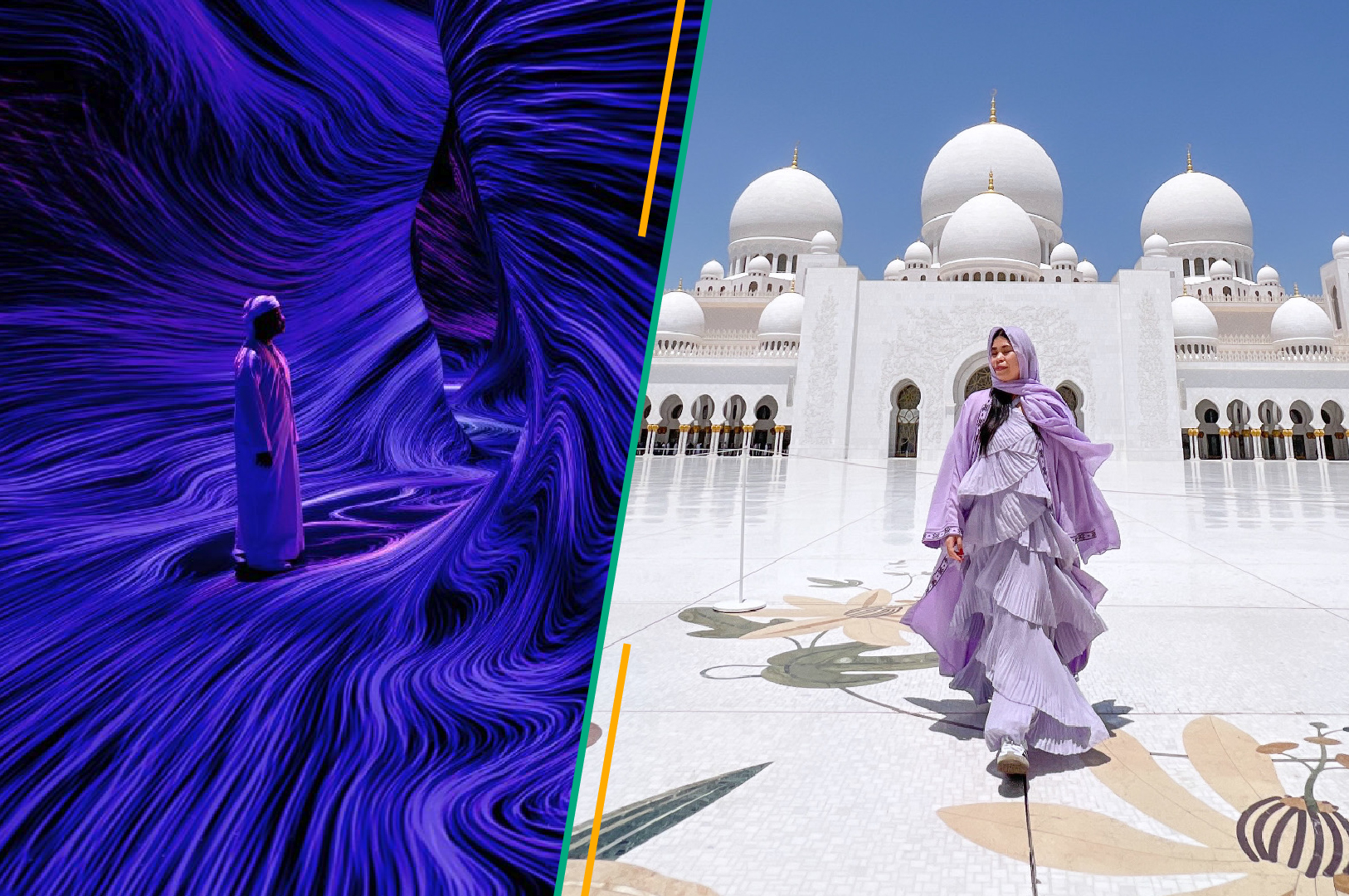 From the timeless grandeur of the Sheikh Zayed Grand Mosque to the futuristic creativity of teamLab Phenomena, Abu Dhabi reveals a journey where tradition meets innovation.