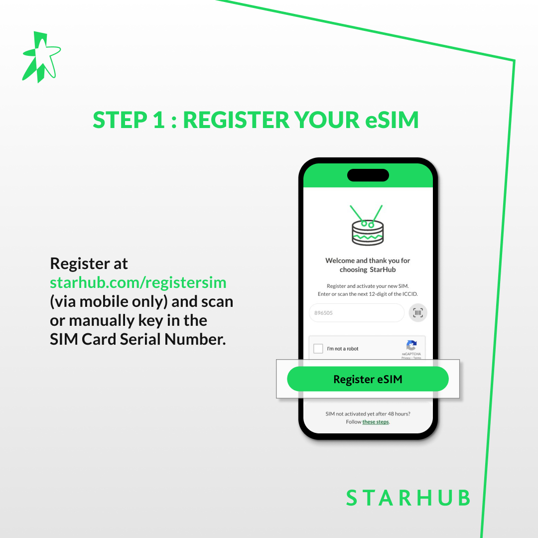 Register your eSIM