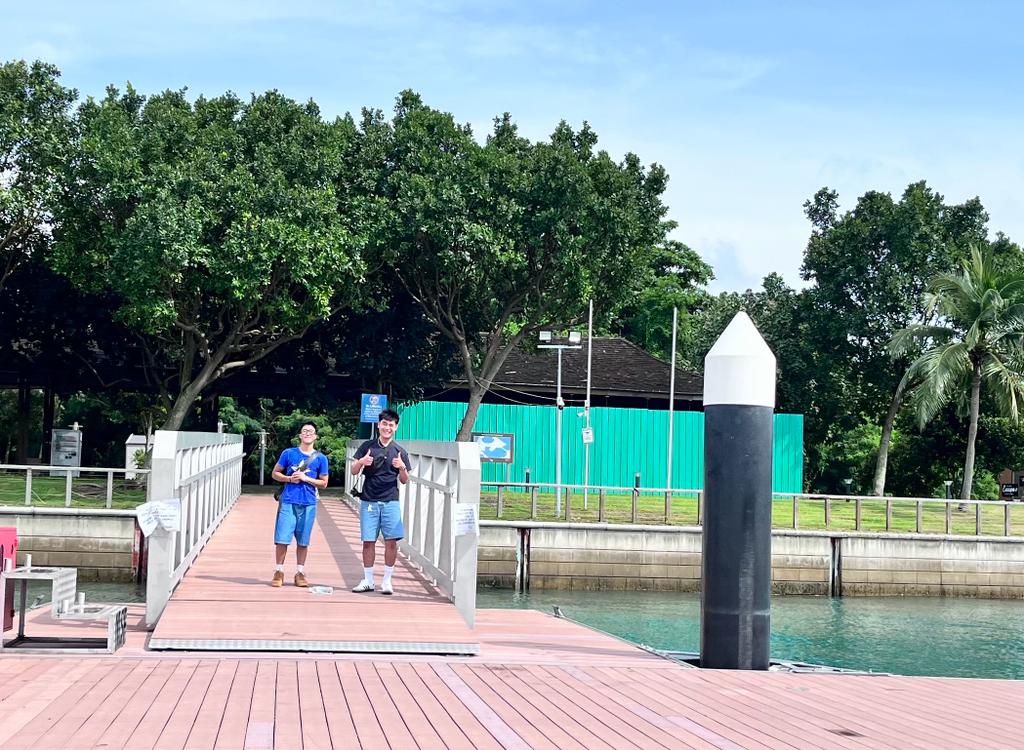 聖淘沙灣碼頭（Sentosa Cove Jetty）- 拉撒路島（Lazarus Island）渡輪服務（YachtCruiseSG提供）