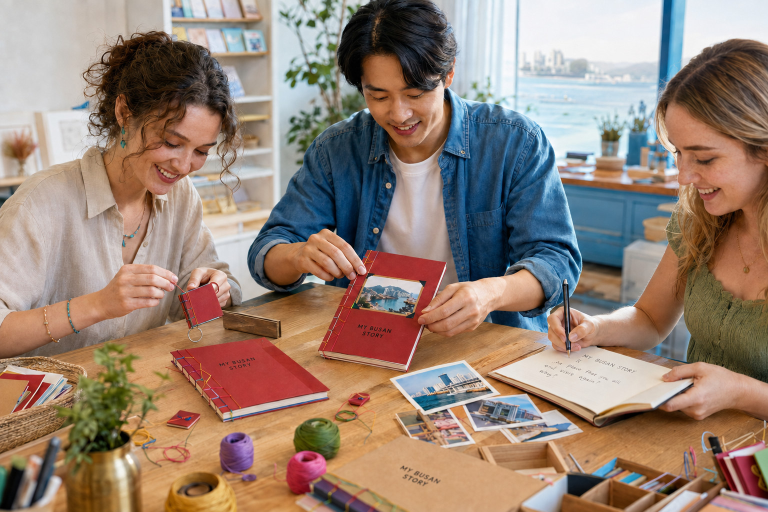 Turn Your Busan Trip into a Book: Personalized Bookbinding Workshop