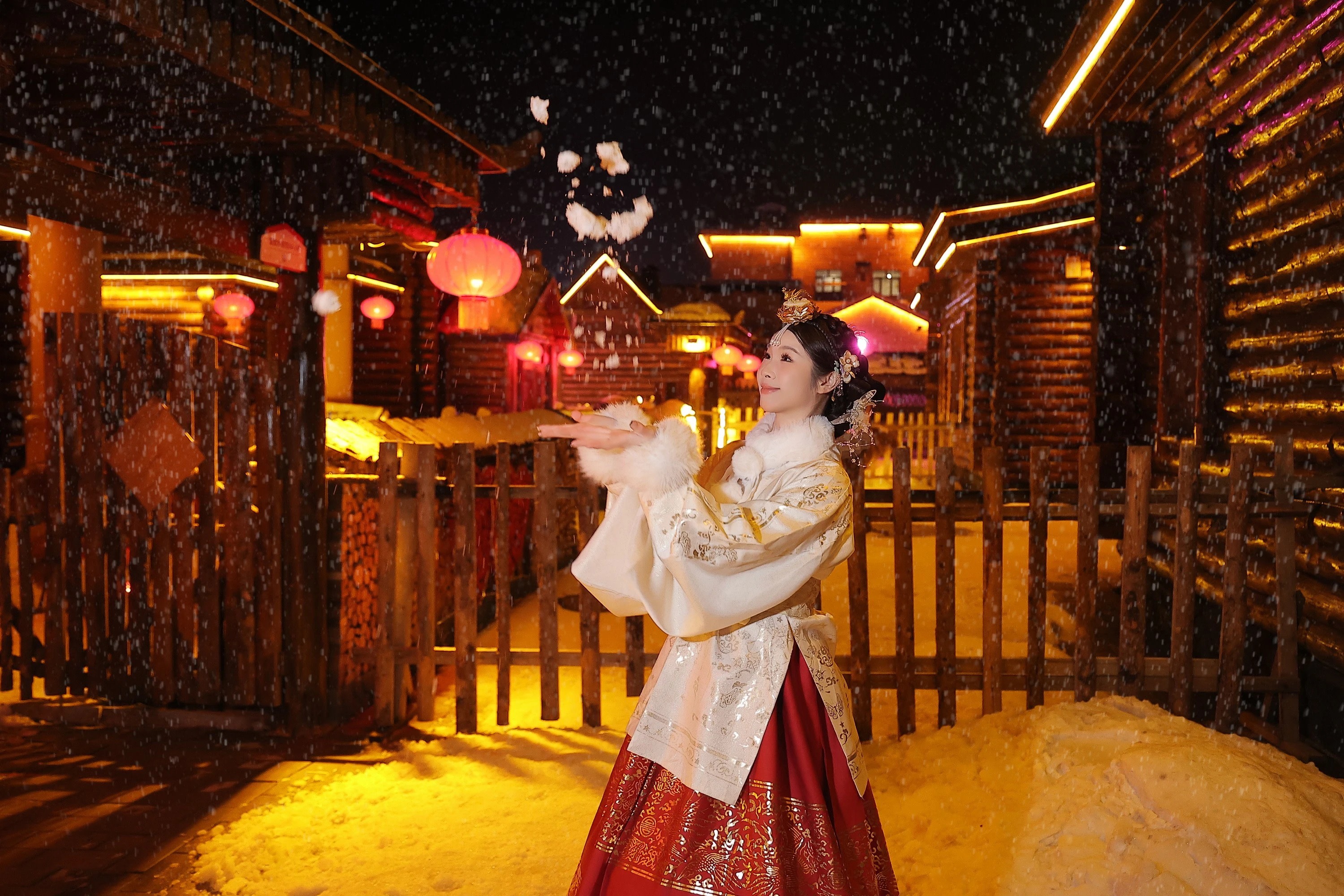 Snow Town featured clothing photography experience